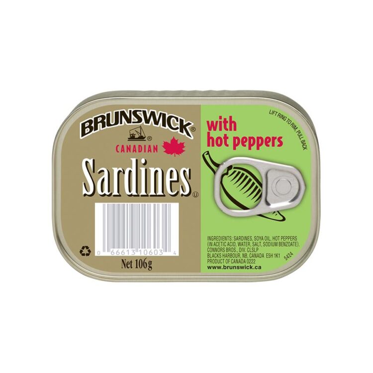 Brunswick Sardines With Hot Peppers G Seprod